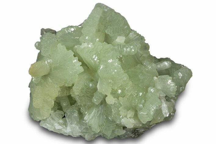Sparkly, Green Prehnite Crystals - Morocco #317175